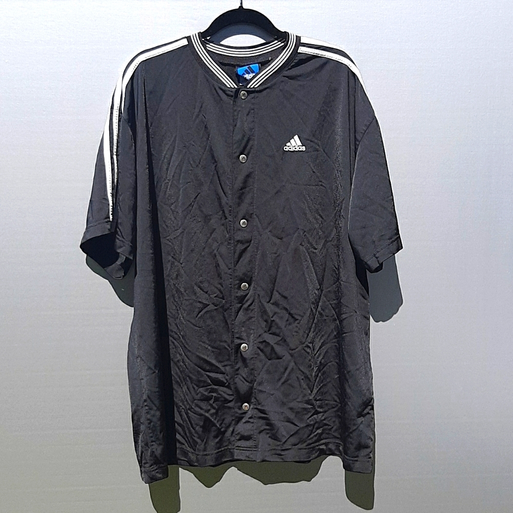 Adidas snap down jacket
